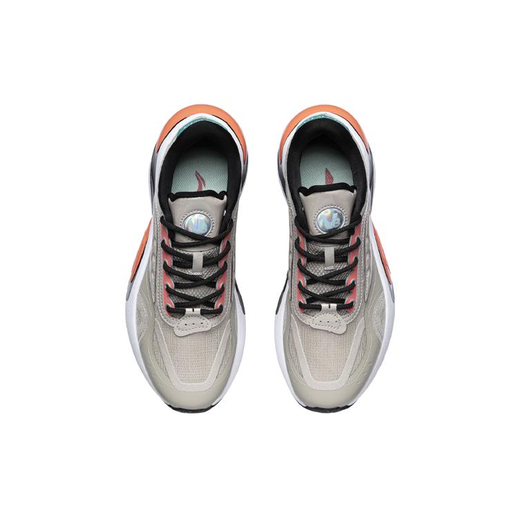 New LINING V8 'Grey Orange' Women's ARHR056-3