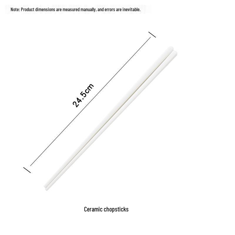 2025 Langlebiges Hitzebeständiges Keramik-Essstäbchen-Set, 10 Paar - Kreatives Haushaltsgeschirr, Leicht zu reinigen