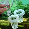 Support de plantes d'aquarium à suspendre pour culture de plantes aquaponiques avec fentes et trous pour aquariums