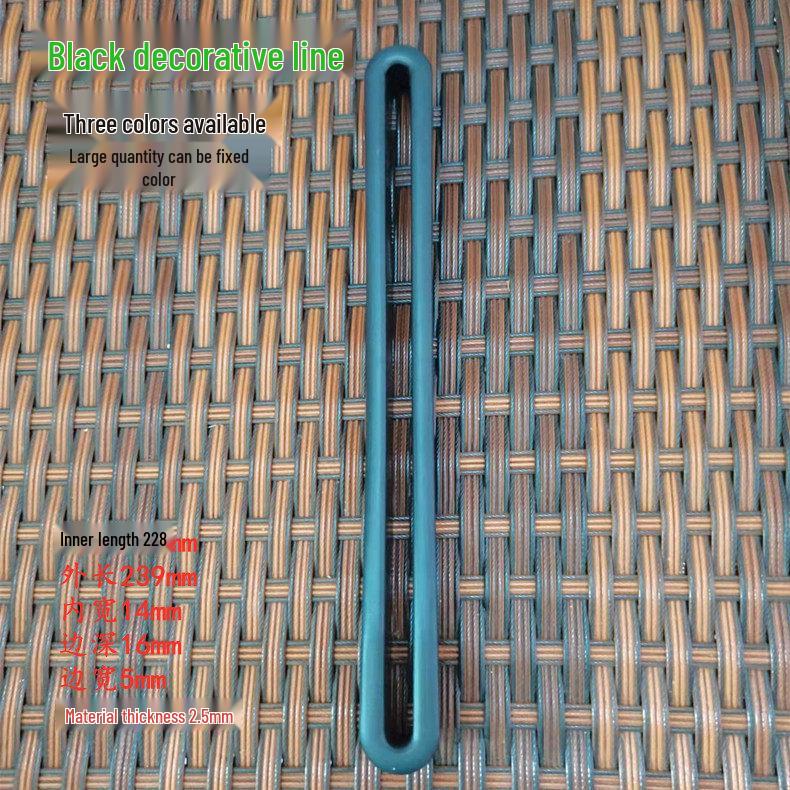 Green ABS Oval Cable Hole Cover & Decorative Ring for Desks and Children s Beds