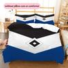 Hamburger SV Pattern Bedding Quilt Set  Home Decoration  Gift (1 * Duvet Cover + 2 * Pillowcase  Without Core)