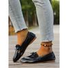 Lazy Single Shoes Women's Bow Soft-soled Shoes 2025 Autumn New Flat Casual Shoes