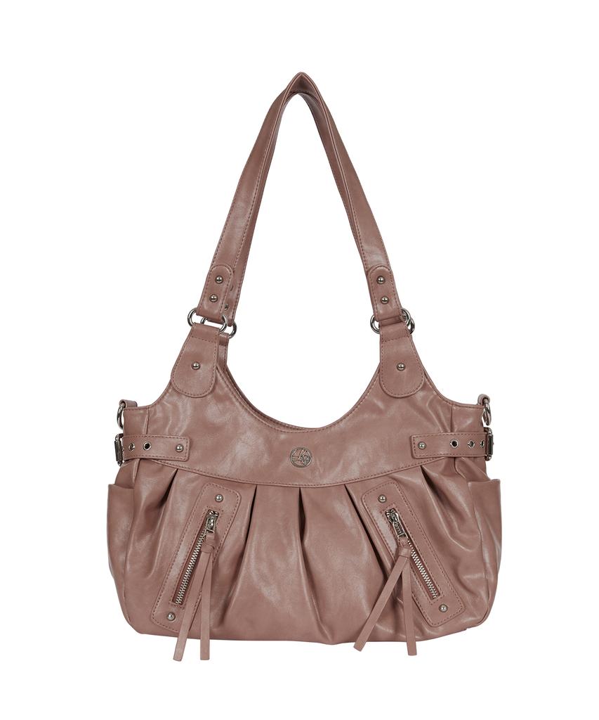 Illigo Amber Buckle Shoulder Bag Pink