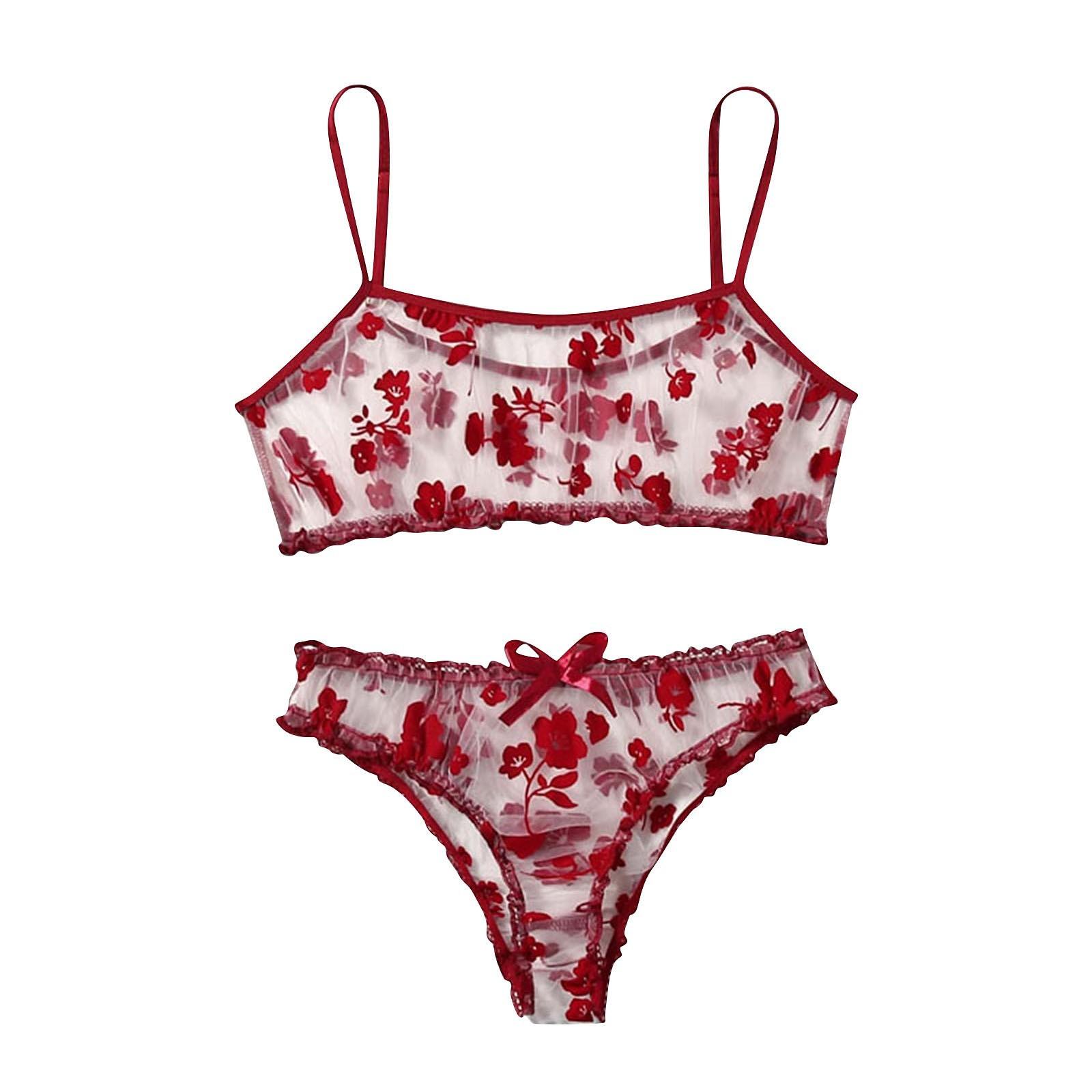 

Сексуальное нижнее белье Прозрачный комплект сексуального нижнего белья Комплект сексуального нижнего белья из сетки XL красный