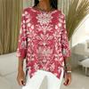 Women's 3/4 Sleeve Shirts Graphic Tees Shirts Casual Basic Tops Pullovers