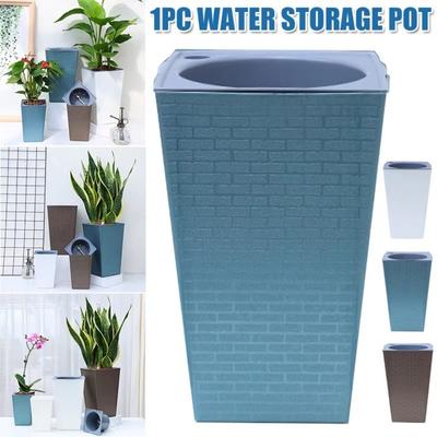 Plastic Bonsai Flowerpot Brick Pattern Succulent Flower Pot Balcony Plant Pot  Garden Supplies