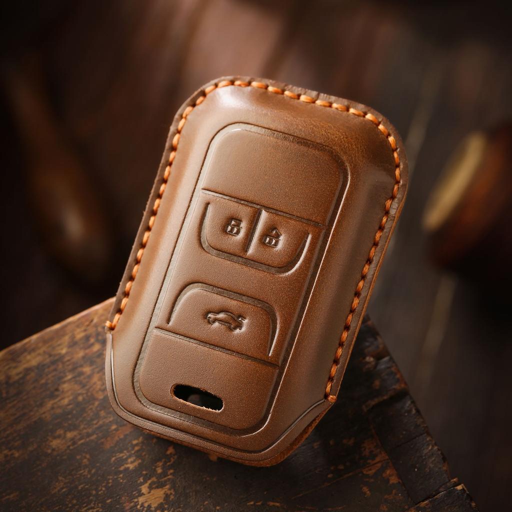 The New Retro Key Set Is Suitable for Chery Xingtu Txl Lingyun Lx Tiggo 3x Car Handmade Leather Bag.