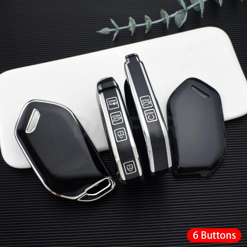 4 5 6 7 8 9 Buttons Tpu Car Key Case Fob Cover For Kia Picanto Sorento Mq4 Carnival Ka4 Morning K5 Carens Auto Remote Shell Bag