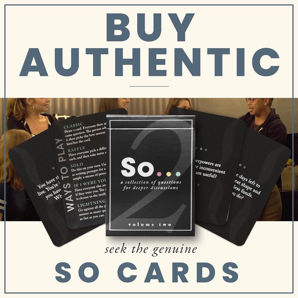 Cards: Deep Conversation Starter Cards Thoughtful & Engaging Question Card Games for All Occasions (Volume Two)