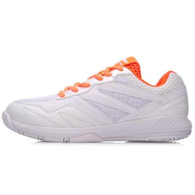 Li Ning Poseidon Stitching Cushioning, Wear Resistant Low Top Badminton Shoes Women's White AYTN044-4