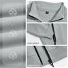 Men's Stand Collar Fleece Lined Zip Jacket Side Pockets Outdoor Casual Top.