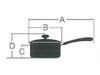 Yoshikawa Saucepan/Milk Pan, 15cm, Induction/Gas Compatible, Double-Spout, Easy-Pour, 1L, See's Cooking, Tsubame-Sanjo, Made in Japan, YJ2377