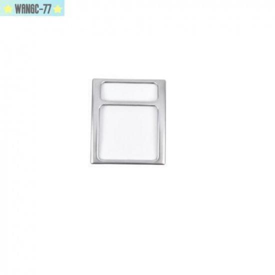 For VW Passat B7 2011-2015 Silver Titanium Central Console Clock Cover Trim New