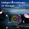 New Car Aromatherapy Fan with Colorful Ambiance Lights Car Air Outlet Fan Three Adjustable Car Fans Car Air Vent Accessories