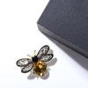 Girl Gifts Zinc Zinc Alloy Bee Corsage Zircon Clothing Accessory Vintage Brooch Fashion Jewelry Women Brooch