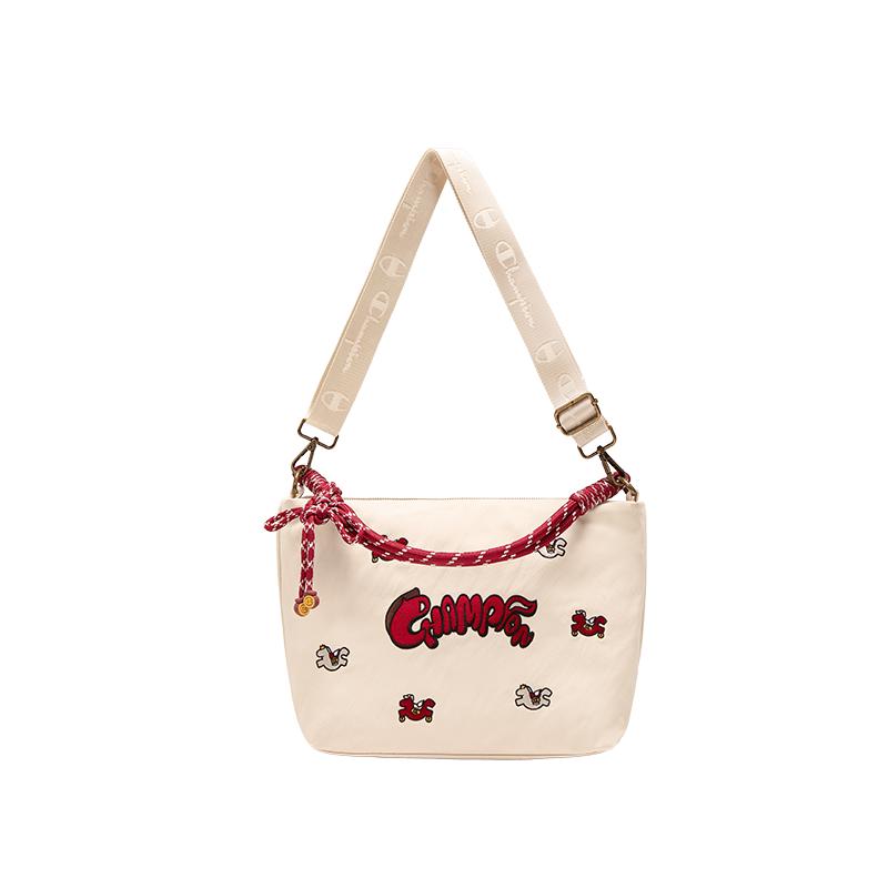 Champion Year Of The Horse Series Fortune Cookie Bag 2.0 Unisex Shoulder Bag Cream New-Year-Red U6AACPU50 Remnant Flame