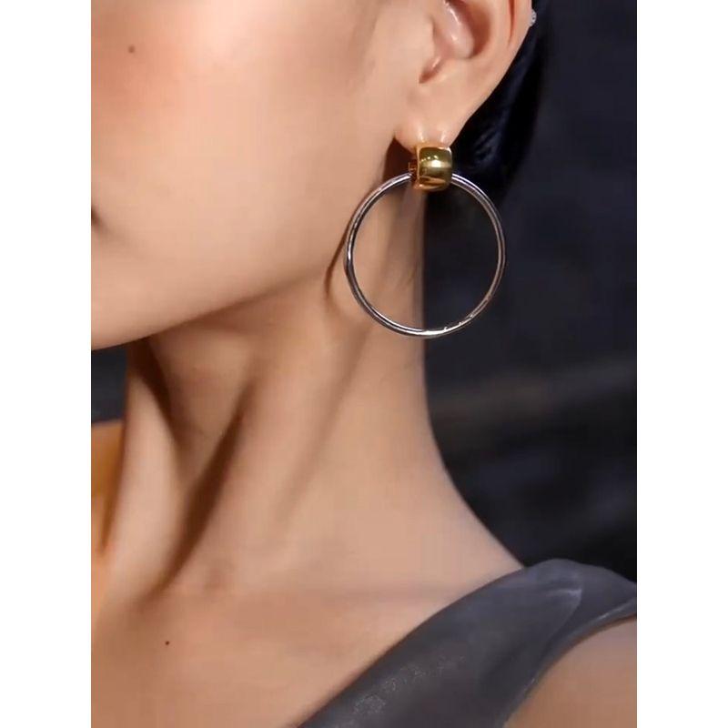 Niche Style Fashion Fancy Fashion Elegant Female Big Circle