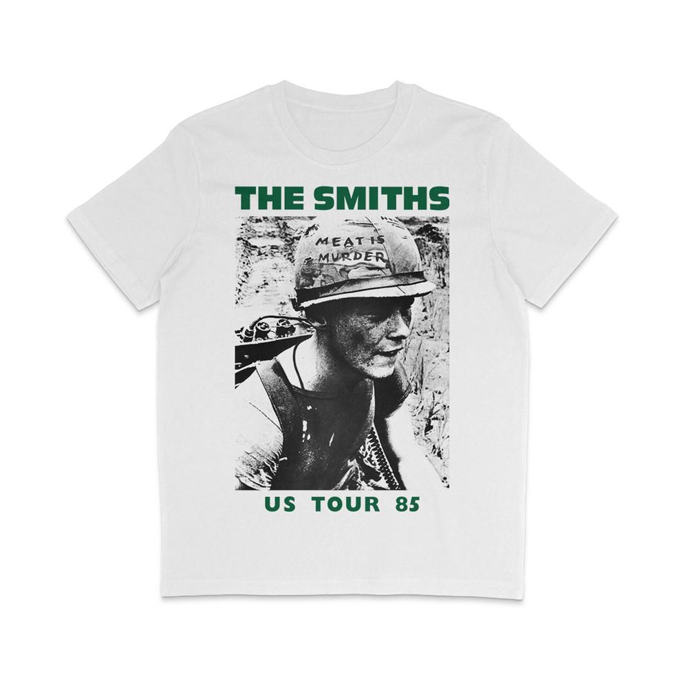 THE SMITHS - МЯСО - ЭТО УБИЙСТВО - Тур по США 85 - Органическая футболка - Моррисси M