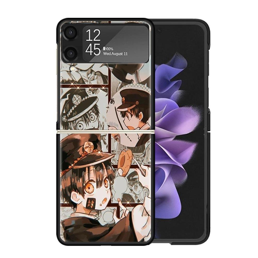 

Anime Toilet Bound Hanako Kun Clear Phone Case For Samsung Z Flip 7 6 5 4 3 Galaxy ZFlip7 ZFlip6 ZFlip5 ZFlip4 ZFlip3 5G Print C Samsung Z Flip 4