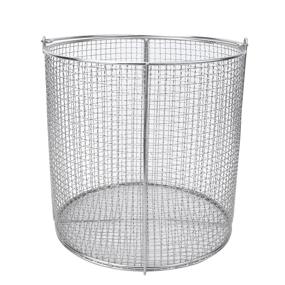 

Stainless Steel Instrument Sterilization Basket Case Lab Supplies with HandleRound 150x150x150mm