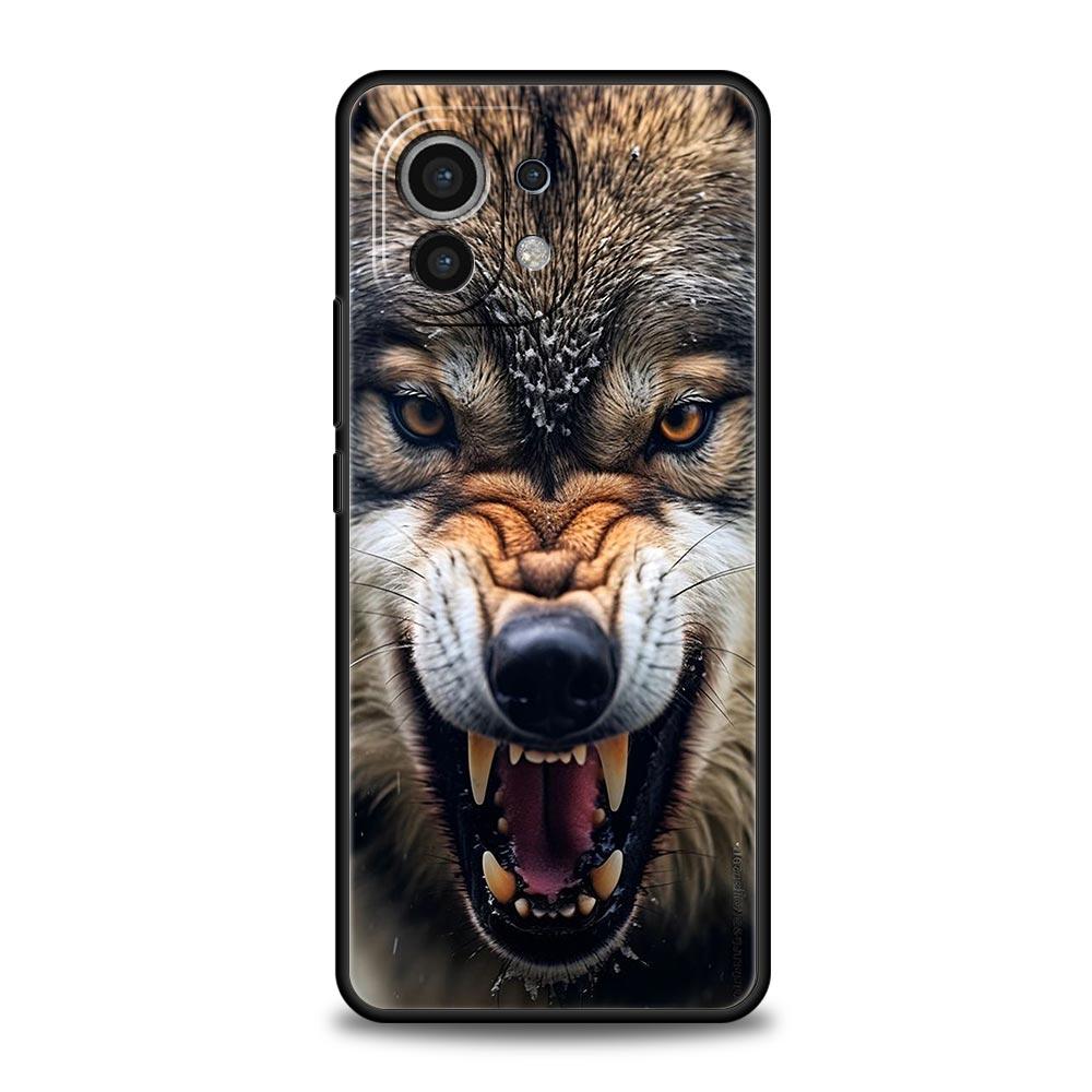 The Wolf Phone Case For Xiaomi 17 14 15 13 14T 13T 12T 11T Pro 12 11 Lite Poco X7 X5 X3 NFC F7 F6 Soft Cover