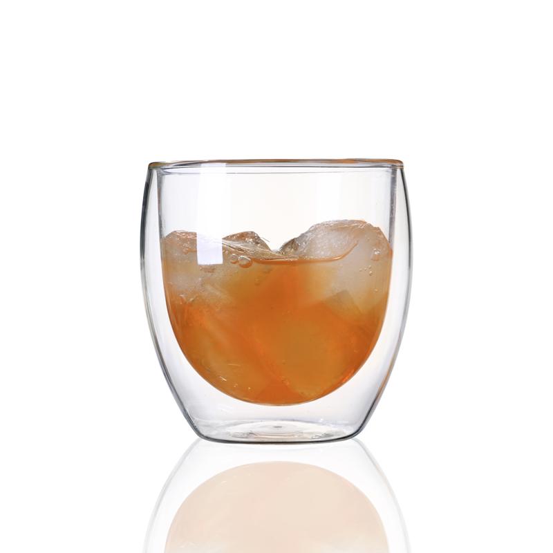 Heat-Resistant Double Wall Glass Cup Milk Whiskey Tea Beer Transparent Beer Espresso Coffee Cup Drinkware Cups Drinking Glasses