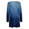 Women's Fashion Loose Casual Pocket Print Long Sleeve Cardigan Jacket Tops