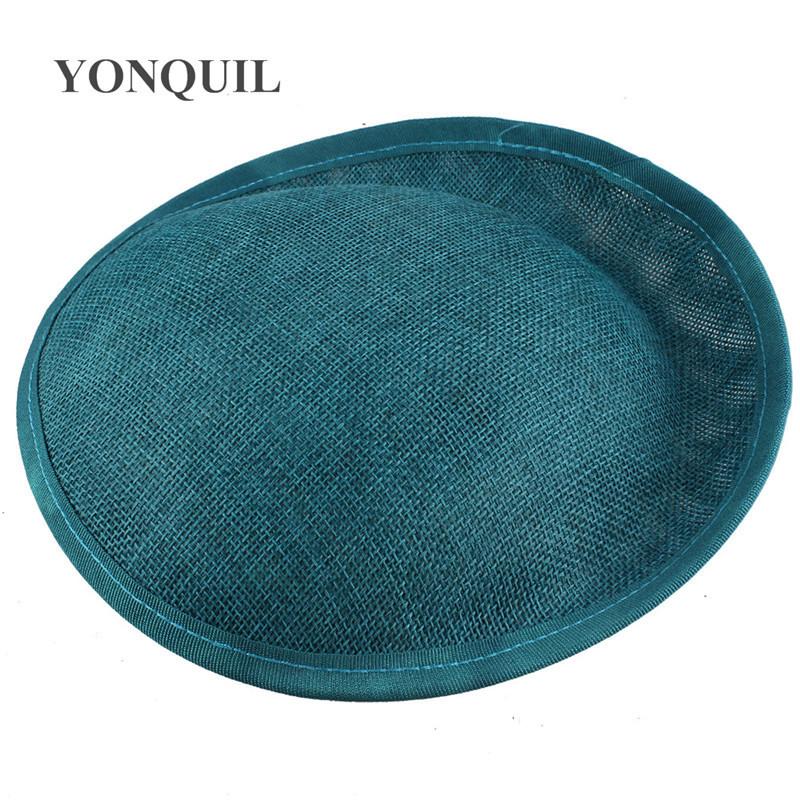 

Royal Blue Boutique Banquet Mesh Top Hat Imitation Hemp Headgear Bridal Wedding Dress Mesh Feather
