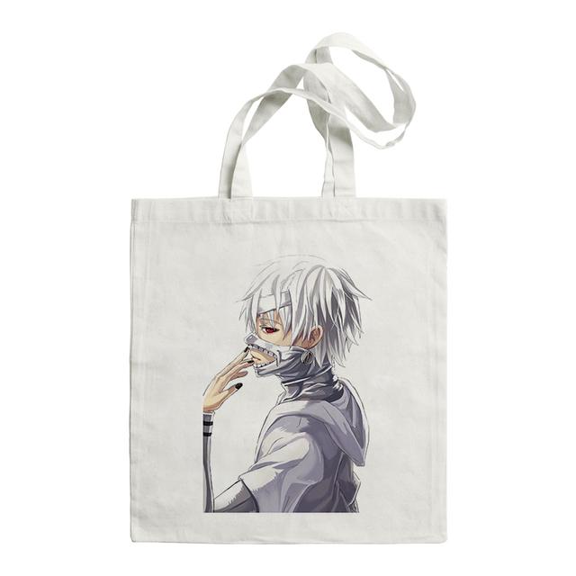 Japan Anime Kaneki Ken Tokyo Ghoul Canva Bag Harajuku Gothic Style Shopper Large Capacity Women Bag Shoulder Bag Vintage HandBag