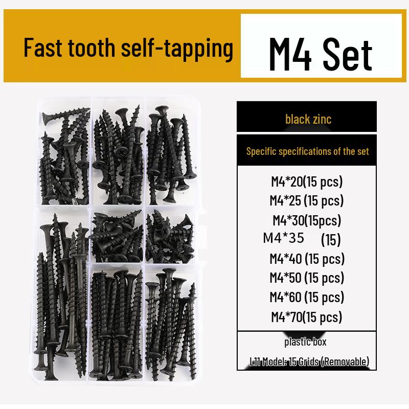 304 Stainless Steel Galvanized Hardened Coarse Thread Countersunk Flat Head Phillips Wood Screws