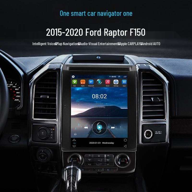 

Fits 2015-2020 Ford Raptor F150: Android GPS, WiFi, Bluetooth, CarPlay Navigation System. 1+16GB (H7N-N)