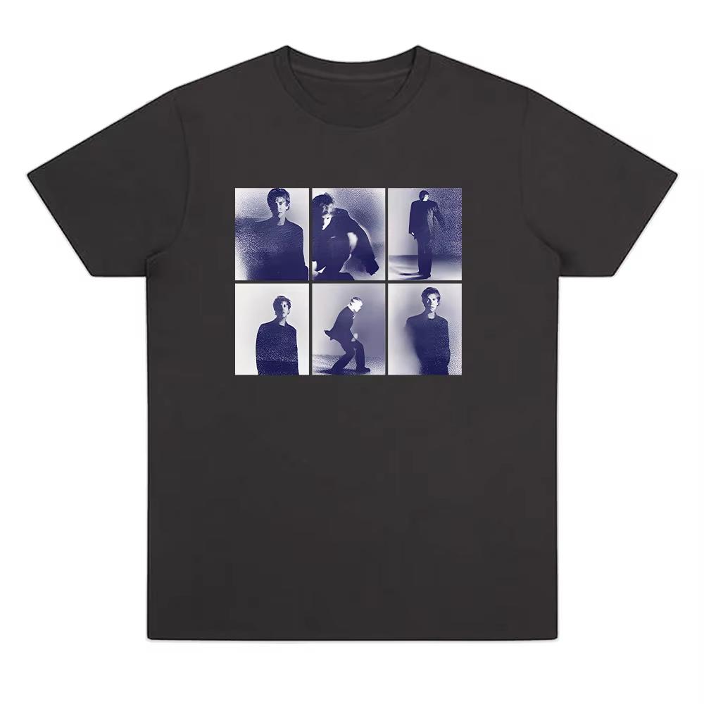 2026 Tom Odell Blue Slides Tee Summer Cotton Breathable Short Sleeve Women Men High Street Retro Casual Streetwear Ins