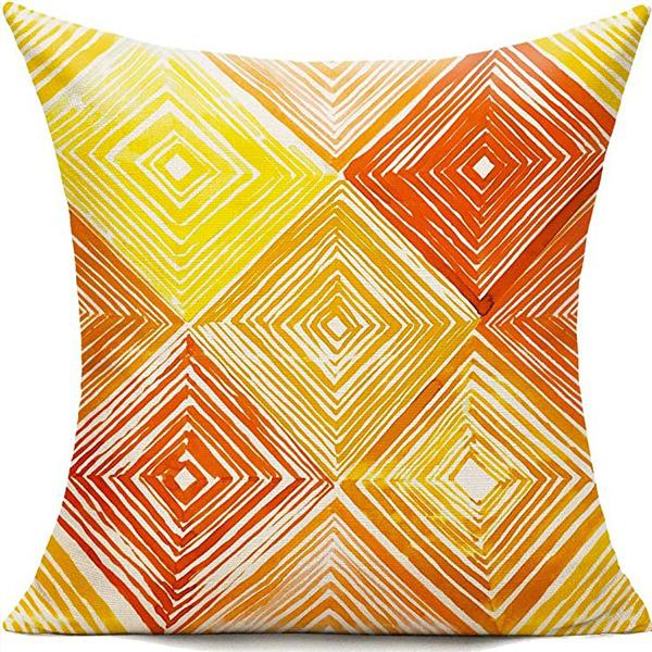 

Летняя Современная Минималистичная Полосатая Льняная Наволочка для Подушки Дивана Офис Спальня Прикроватная Наволочка 45 * 45Cm (without pillow core)