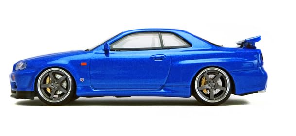 Gulliver D MODEL Customization Series Nissan Skyline R34 Blue Finished Model DBW060A 1/64 GT-R