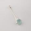 Aqua Chalcedony Gemstone 925 Sterling Silver Jewelry Handmade Elegant Pendant 1.79" For Anniversary Gift PP-69-17