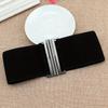2Pcs Multi-functional Black Slim Belt with Metal Buckle, Suitable for Daily Wear and Dinner Party Outings