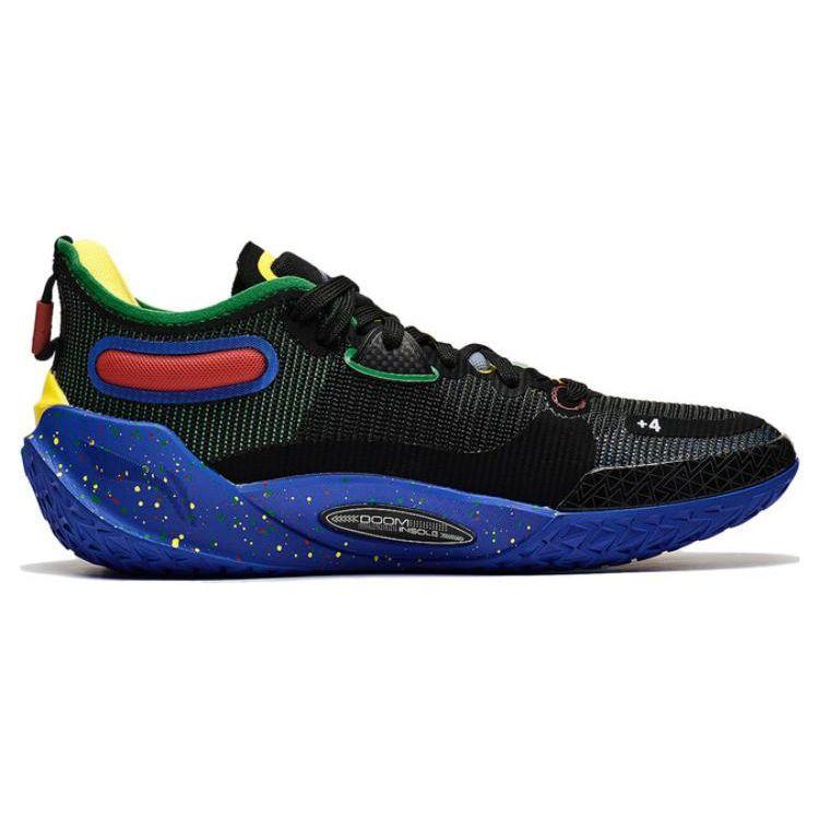 Li Ning Jimmy Butler 1 Basketball Shoes Men Sneakers Black Green Yellow ABAS163-4
