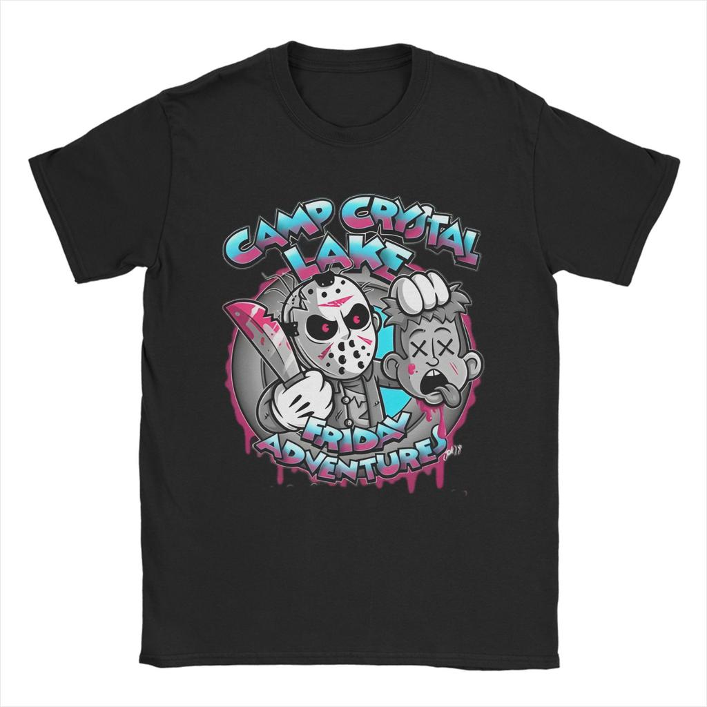 Jason Voorhees Friday 13th  T Shirt friday 13th Pure Cotton Clothing Funny Short Sleeve Round Neck Tees 4XL 5XL 6XL T-Shirt