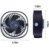 USB Desk Fan, Mini Fan 4 Inch with 3 Speeds Strong Wind and 360 Rotatable,Portable Desktop Fan Quiet Suitable for Sleep with Baby,Reading,Work from om