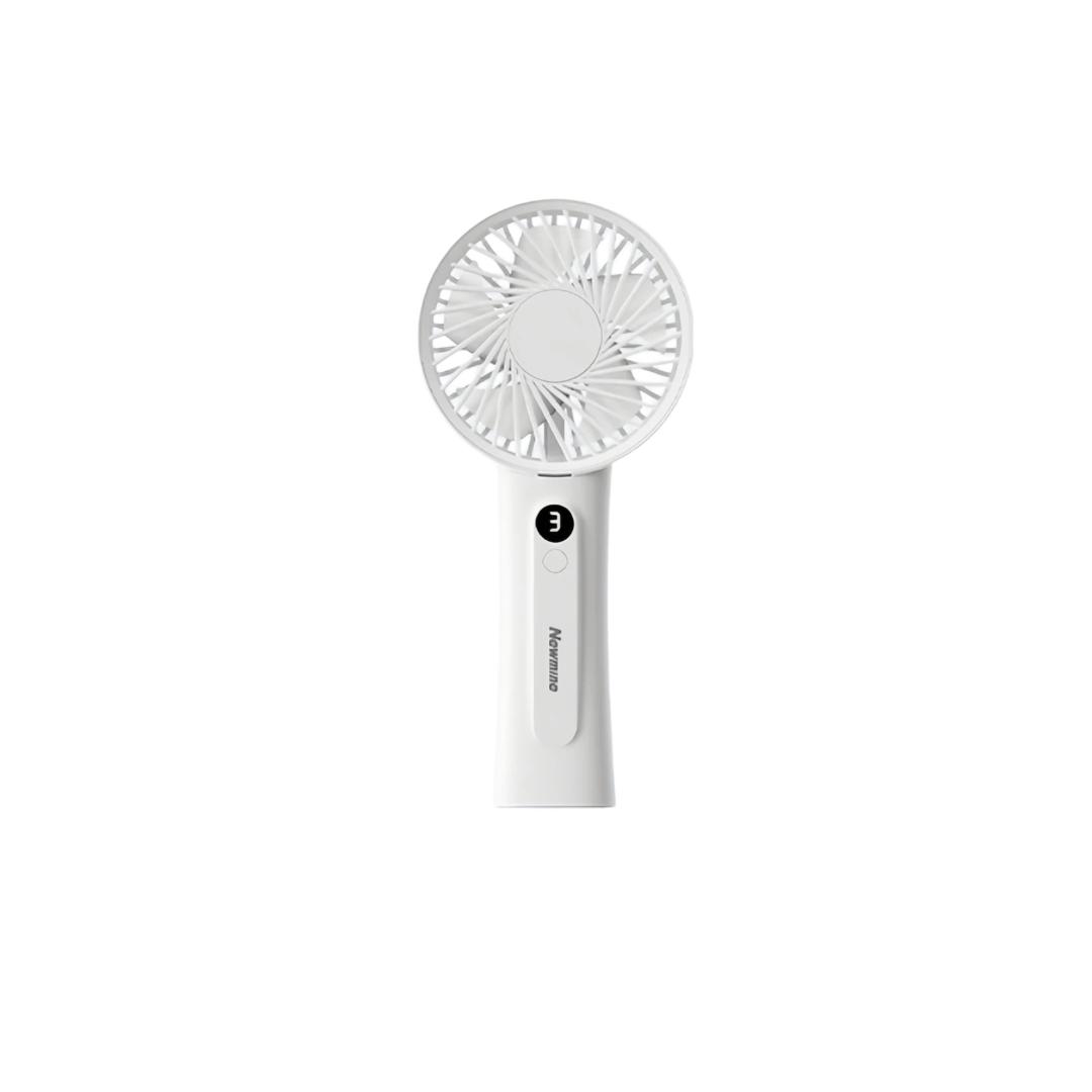 

Newmine Handheld Mini Fan, Compact Stand-Up And Foldable Fan, for Office, Type-C, White білий