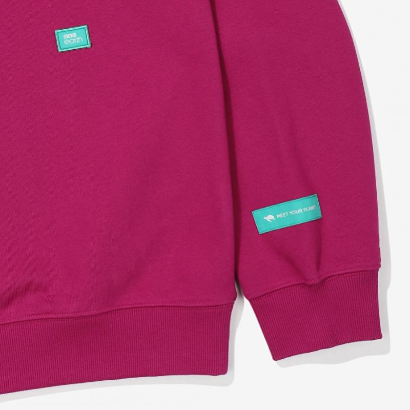 BBC EARTH Essential Half Zip  Magenta  [23ss]