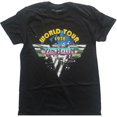 Van Halen Světové turné '78 Plnobarevné Unisex tričko