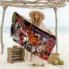 Manchester Customize Your Name Beach Towel Super Soft & Absorbent Portable for SwimmingBeachCamping Travel Beach AccessoriesGym