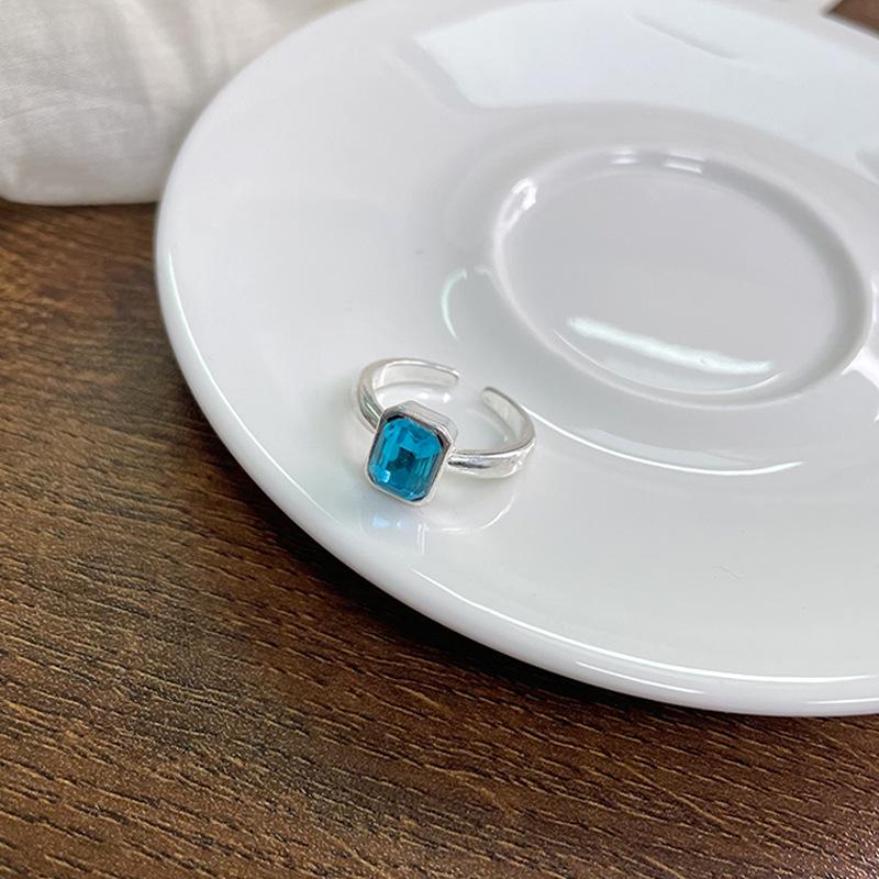 Lan Zhi 925 Sterling Silver Open Ring: Tarnish-Free, Minimalist, Trendy Jewelry for Women.