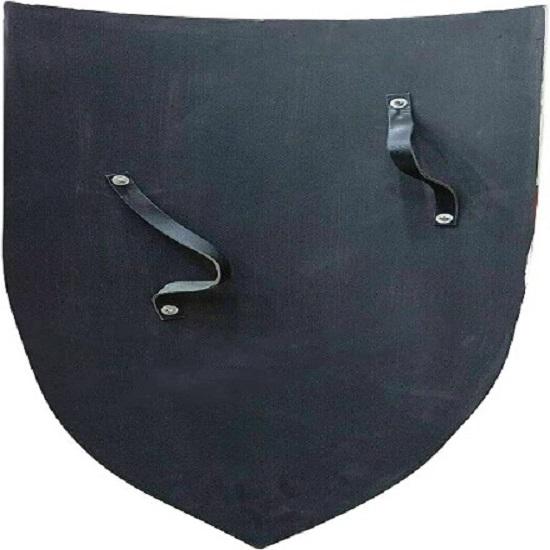 Red Cross Shield Spartan Steel Lerp Sac Warrior Shield Battle Worn Decoration Gift Wall Decor