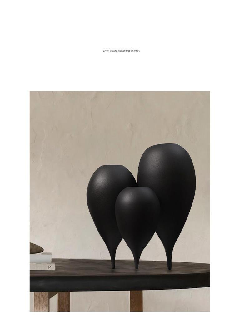 Bosi Home Soft Bubble Decorations - Small Diameter, High Mouth Swing Vase with Light Belly.