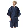 [Tayu-Tafu] Men's Jinbei Pajamas, Navy, L