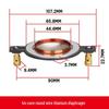 Multi-Core Titanium Tweeter Diaphragm Horn Speaker (34, 44, 51, 72, 75 Core Options)