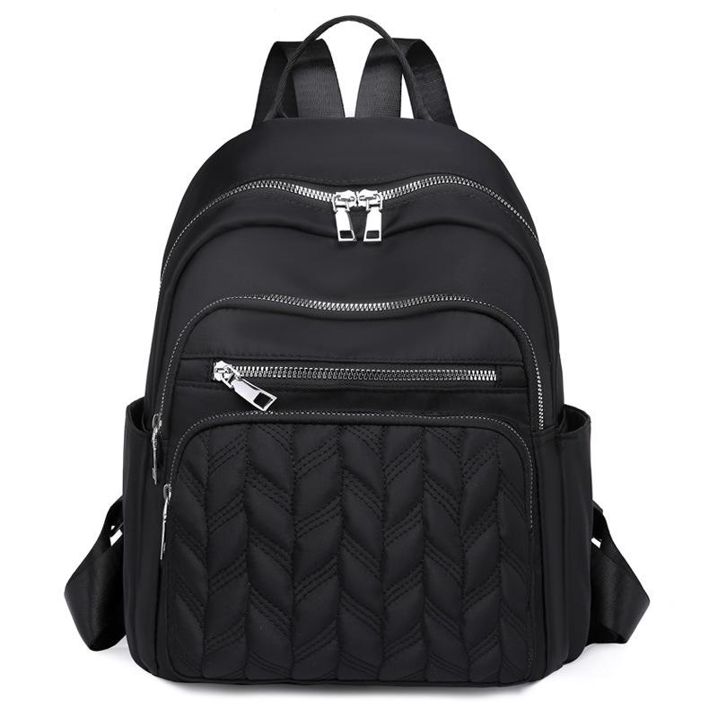 2025 Casual Korean-Style Women's Oxford Backpack - Fashionable, Simple, Urban Commute, and Travel-Friendly