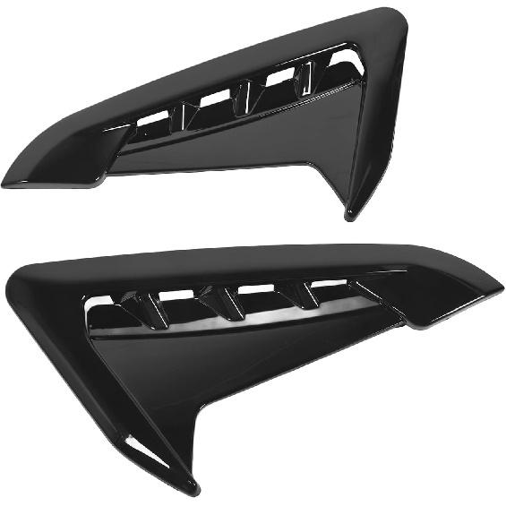 Pair Side Vent Trim Left Right Car Mudguard Side Vent Cover Sticker Decor for X3 G01 X4 G02 M Sport Carbon Fiber TrimMarker Cover TrimSide Mudguard